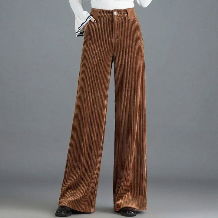 Women's Corduroy Trousers-Caleidostore
