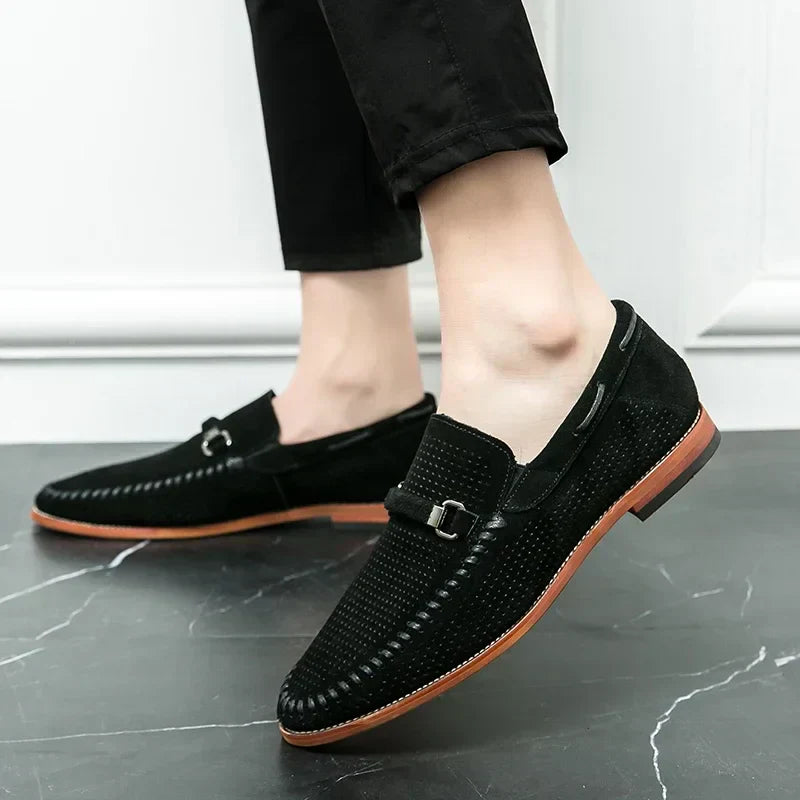 Men's Leather Dress Shoes-Caleidostore