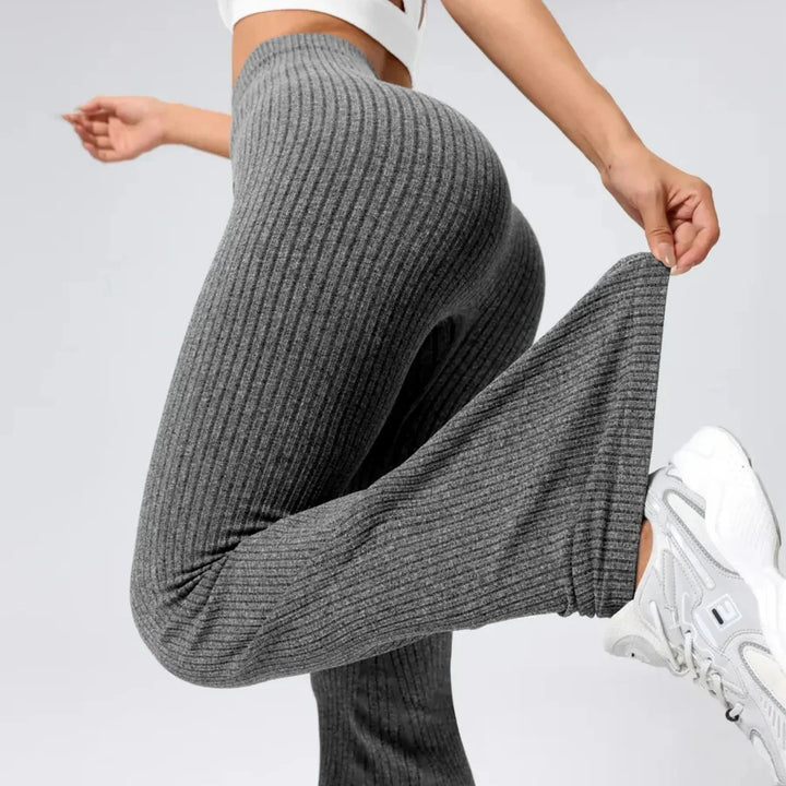 Women's Cloud Ribbed Lounge Pants-Caleidostore