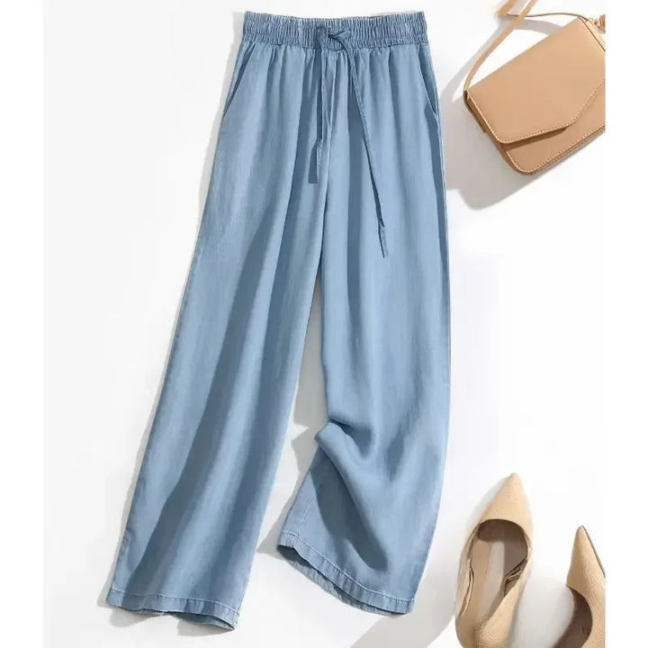 Women's Wide Leg Pants-Caleidostore