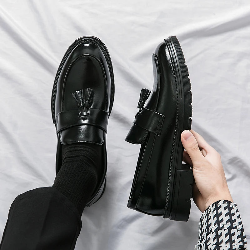Men's Premium Leather Dress Shoes-Caleidostore