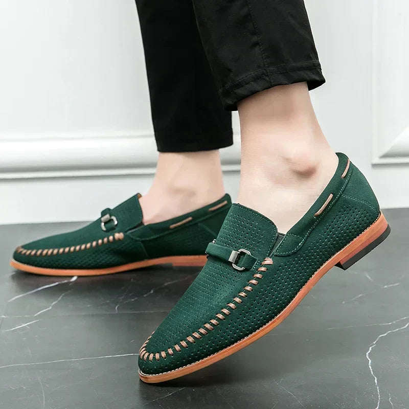 Men's Leather Dress Shoes-Caleidostore
