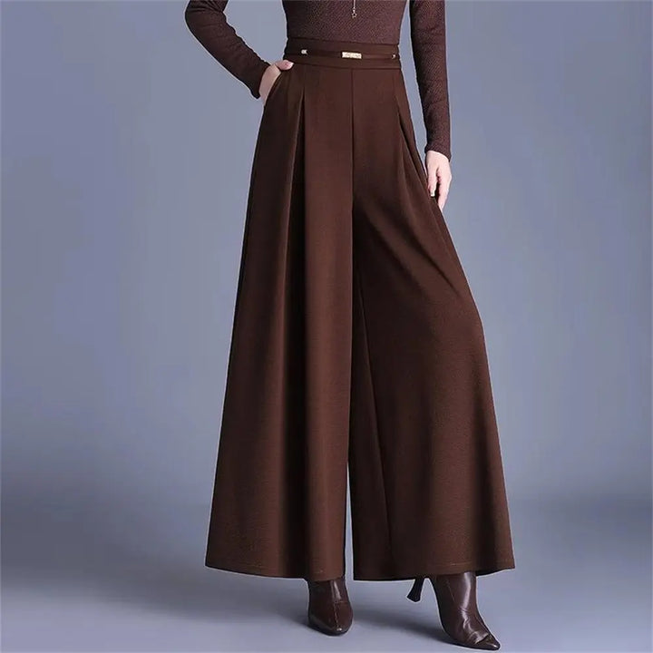 Women's Wide-Leg Trousers-Caleidostore