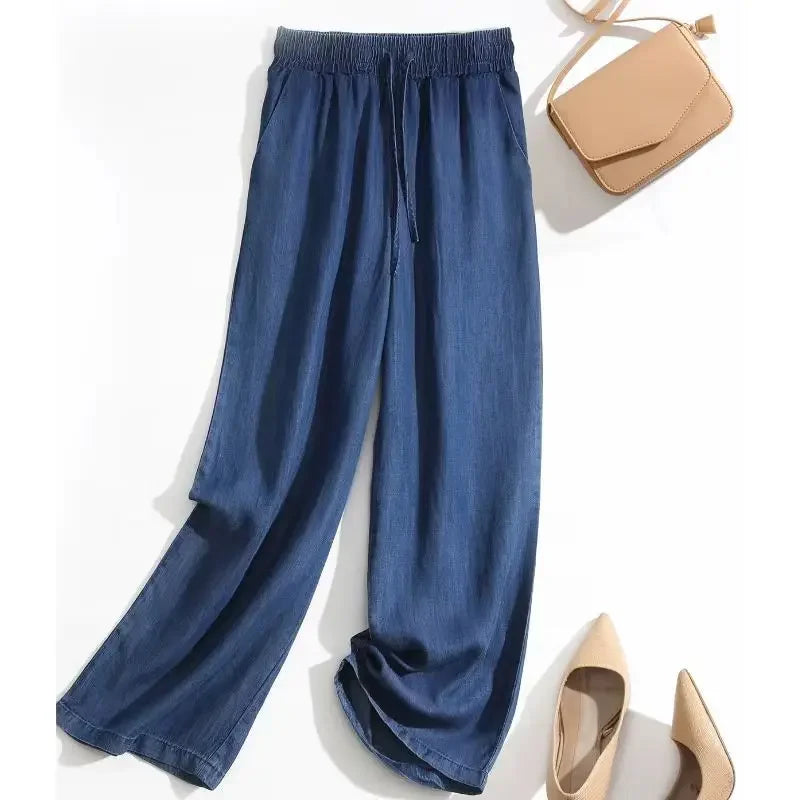 Women's Wide Leg Pants-Caleidostore