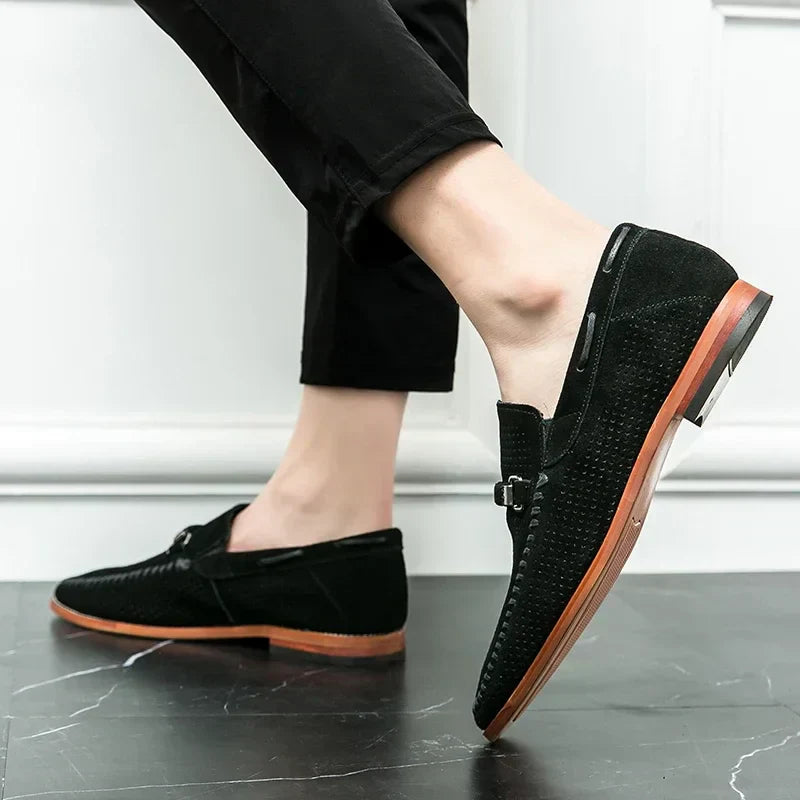 Men's Leather Dress Shoes-Caleidostore