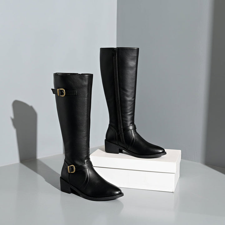 Women's High Top Fashion Boots-Caleidostore