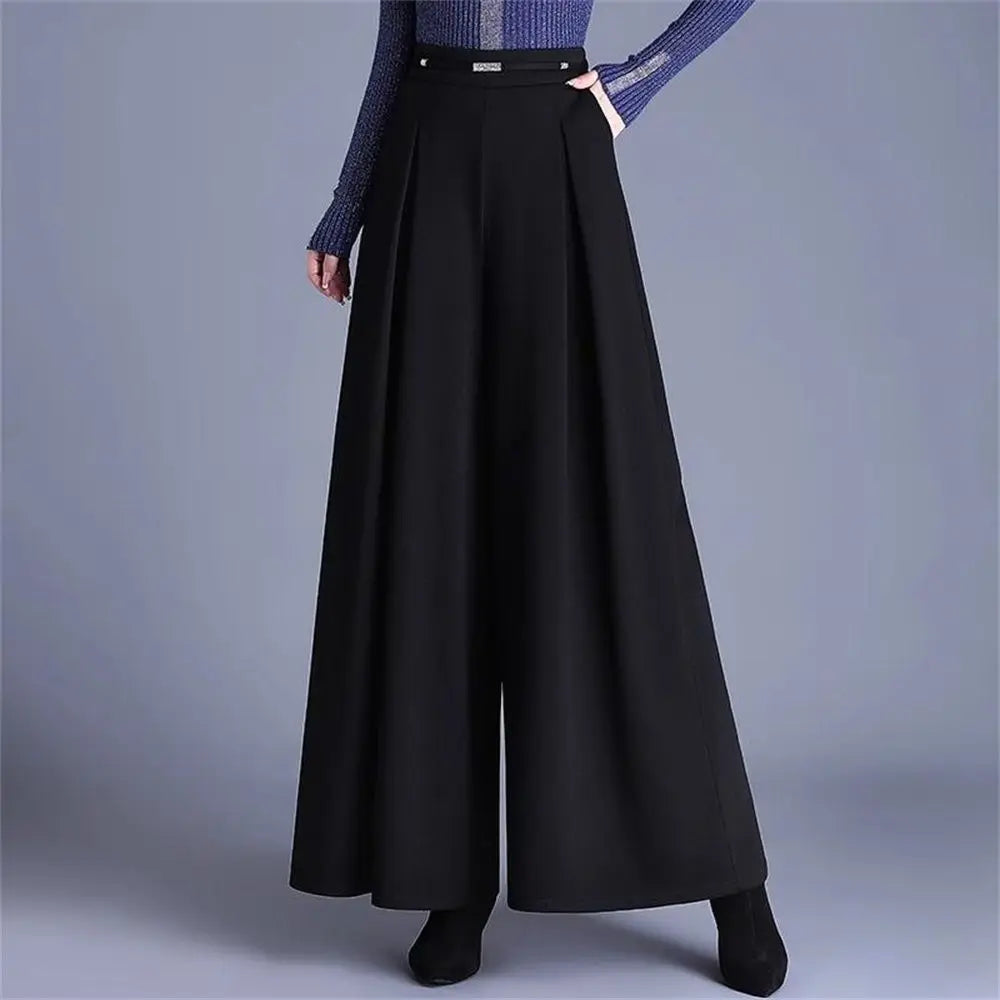 Women's Wide-Leg Trousers-Caleidostore