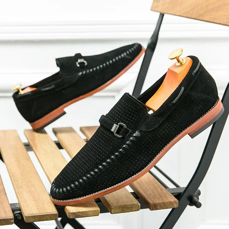 Men's Leather Dress Shoes-Caleidostore