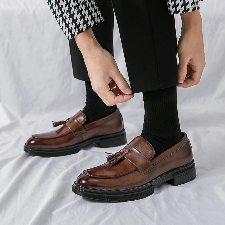 Men's Premium Leather Dress Shoes-Caleidostore