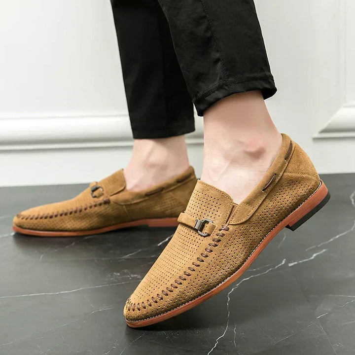 Men's Leather Dress Shoes-Caleidostore