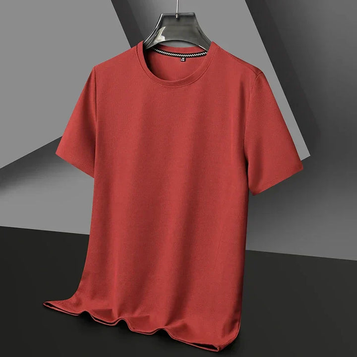 Men's Waffle Knit Casual T-Shirt-Caleidostore