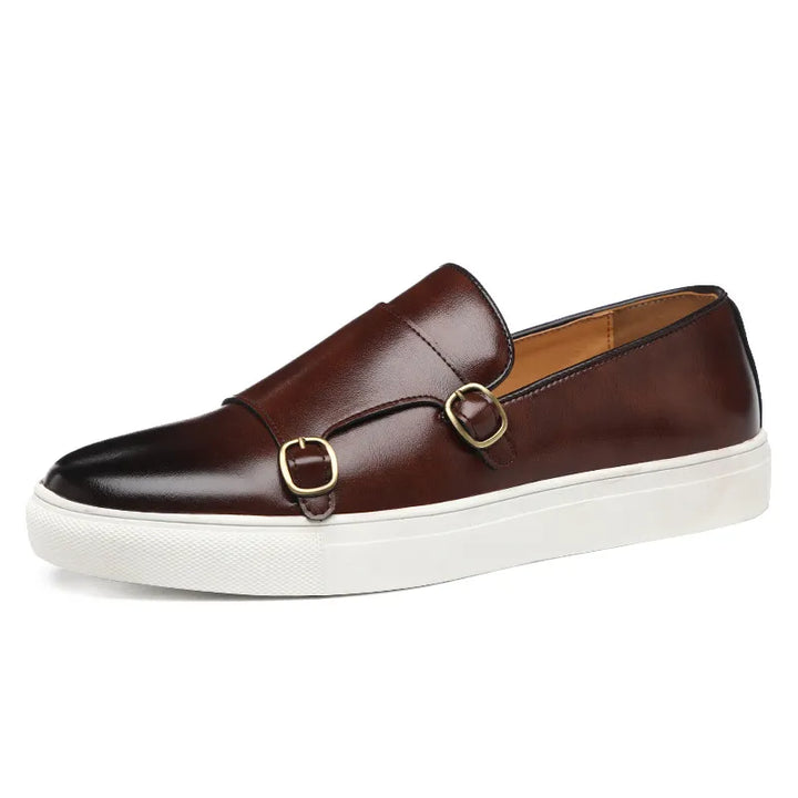 Men's Leather Casual Shoes-Caleidostore
