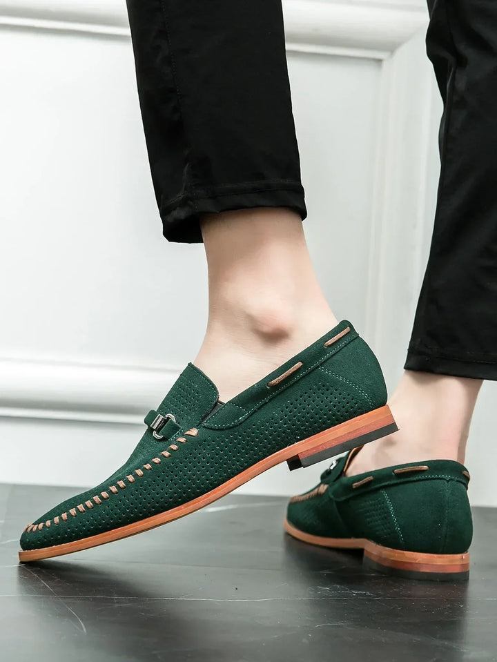 Men's Leather Dress Shoes-Caleidostore