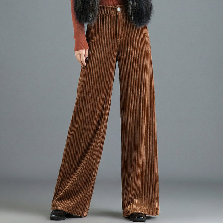 Women's Corduroy Trousers-Caleidostore
