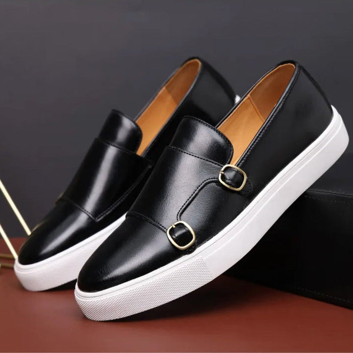 Men's Leather Casual Shoes-Caleidostore