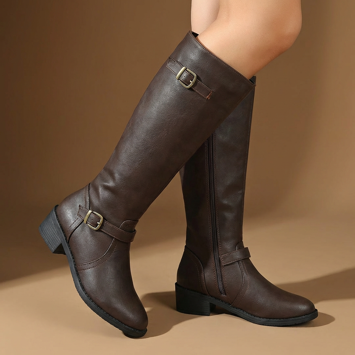 Women's High Top Fashion Boots-Caleidostore