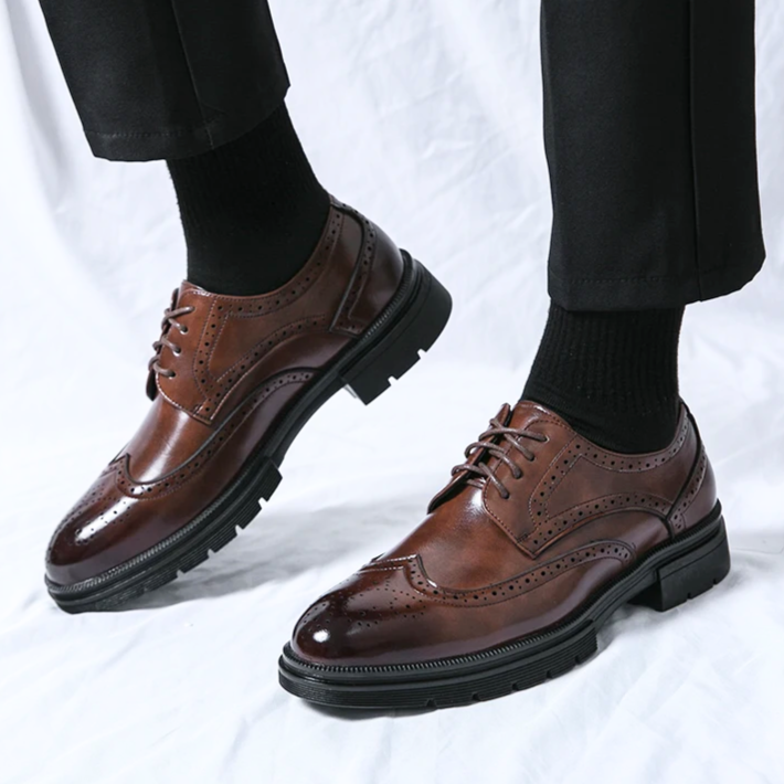 Men's Premium Leather Dress Shoes-Caleidostore