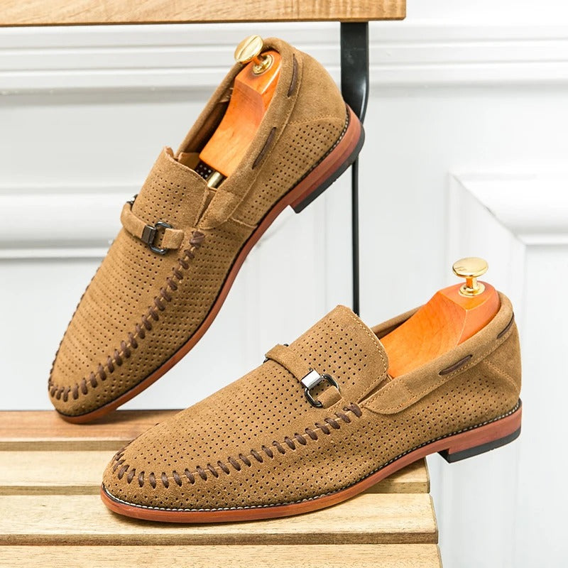 Men's Leather Dress Shoes-Caleidostore
