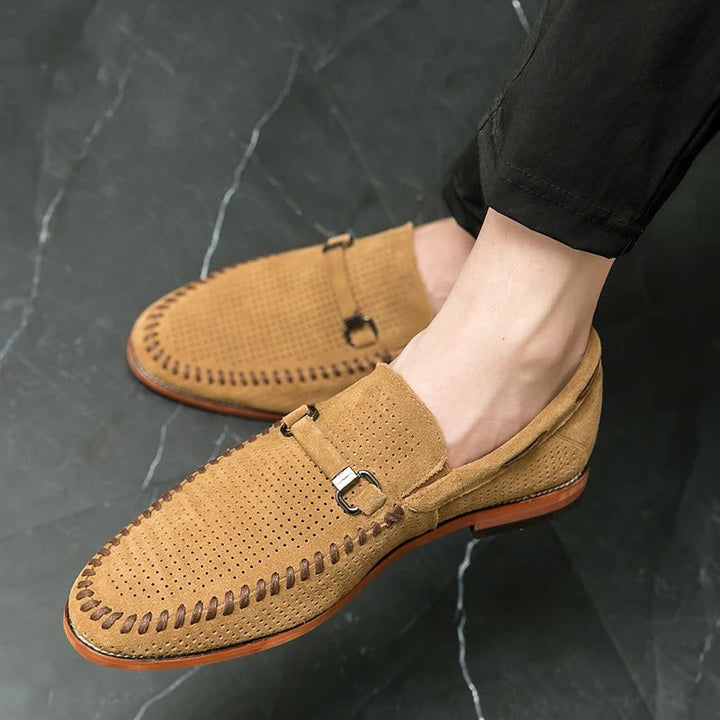Men's Leather Dress Shoes-Caleidostore