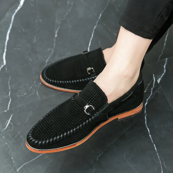 Men's Leather Dress Shoes-Caleidostore